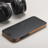 iPhone 14 14 plus 14 pro 14 pro max case kickstand leather brown back cover case