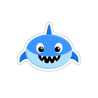 Baby shark Blue - Laptop Stickers | Custom Stickers