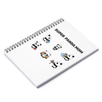 Spiral Notebook Super Panda Mom - Ruled Line