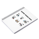 Spiral Notebook Super Panda Mom - Ruled Line
