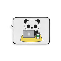 Laptop sleeve - Working Panda | Personalized gift | Custom personalized