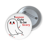 Halloween decorations - Boo pin button | Halloween pin decor