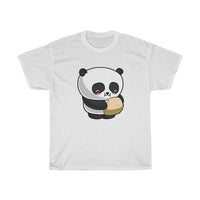 Funny tee shirts for men with eating panda
