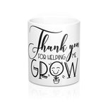 Teacher gifts - Thank you grow | Teacher gifts personalized | Custom teacher gift