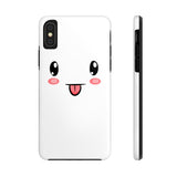 iPhone 11 pro max cases - Cute face white background color | iPhone xr cases mate tough