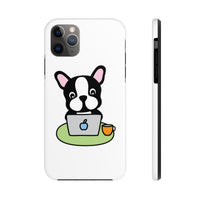 iPhone 11 pro max cases - Laptop frenchie white background color | iPhone x cases mate tough
