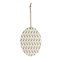 Christmas ornaments - Reindeer printed | Ceramic Ornaments | Christmas decor