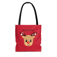 Christmas decorations - Rudolph tote bag | Christmas gift | Custom christmas pillow