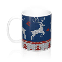 Christmas mug - Blue Reindeer | Coffee Mug