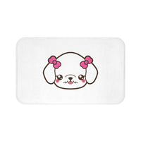 Home decor - Poodle face bath mat | Custom bath mat | Personalized gift