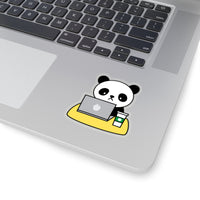 Laptop Stickers - Panda Coffee | Custom Stickers