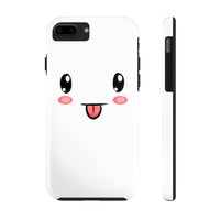 iPhone 11 pro max cases - Cute face white background color | iPhone xr cases mate tough