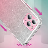 For iPhone 12 12 min 12 Pro 12 Pro Max Case Glitter with Adjustable String