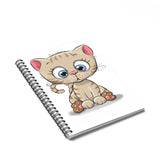 Spiral Notebook Cute Kitty - Ruled Line