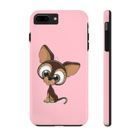 iPhone 11 pro cases - Chihuahua pink background color | iPhone x cases mate tough