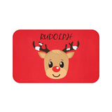 Christmas decorations - Rudolph mat | Custom bath mat | Christmas gift