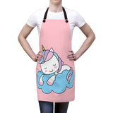 Aprons for women - Cloud unicorn | Cute women apron