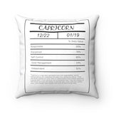 Throw pillows - Capricorn | Horoscope Pillow