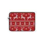 Christmas laptop sleeve - Red Reindeer