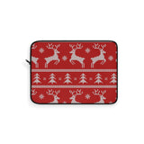 Christmas laptop sleeve - Red Reindeer