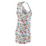 Printed dresses - Reindeer snowman dress | Dresses for women | Christmas dress
