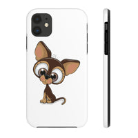 iPhone 11 pro max cases - Chihuahua white background color | iPhone x cases mate tough