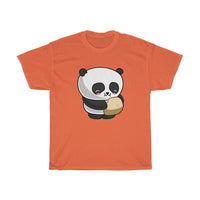 Funny tee shirts for men with eating panda