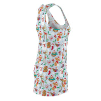 Printed dresses - Reindeer snowman dress | Dresses for women | Christmas dress