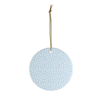 Christmas ornaments - Snowflake printed | Ceramic Ornaments | Christmas decor
