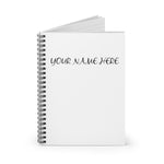 Custom Name Spiral Notebook - Ruled Line