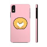 iPhone XS cases - Pink color corgi butt | iPhone cases mate tough