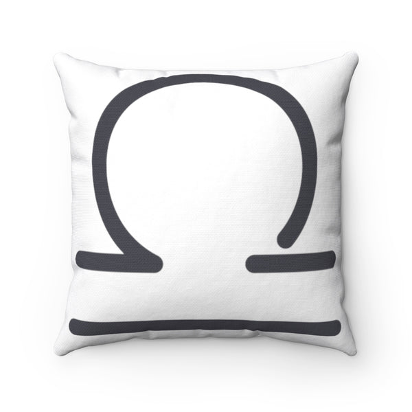 Libra Spun Polyester Square Pillow | Horoscope Pillow