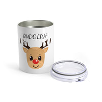 Tumbler - Cute Rudolph | Custom tumbler | Personalized gift