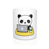 Fathers Day Gift - Personalized Coffee Mug with Laptop Coffee