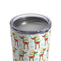 Christmas gifts - Reindeer tumbler | Customized christmas gift | Personalized gift