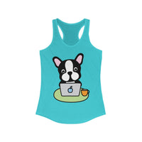 Women Tank Top - Bulldog laptop