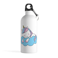 Stainless steel water bottle - Unicorn cloud
