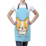 Apron for women - Cute corgi | Custom Apron | Personalized apron