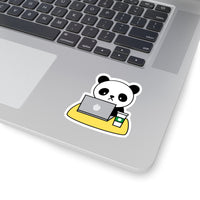 Laptop Stickers - Panda Coffee | Custom Stickers