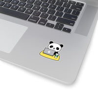 Laptop Stickers - Panda Coffee | Custom Stickers