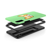 iPhone xs max cases - Light green color corgi face | iPhone X cases mate tough