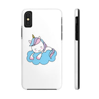 iPhone xs cases - White color cloud unicorn | iPhone xr cases mate tough
