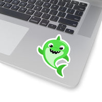 Baby shark Green Standing - Laptop Stickers | Custom Stickers