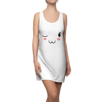 Cute Face Women's Cut & Sew Racerback Dress