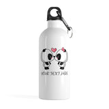 Personalized water bottle - Cute Panda | Personalized gift | Custom water bottle