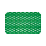 Christmas decorations - White dot green mat | Custom bath mat | Christmas gift