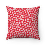 Christmas decorations - Snowflake red pillow | Christmas gift | Custom christmas pillow