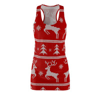 Christmas dresses - Reindeer red dress | Dresses for women