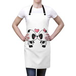 Aprons for women - Panda Kissing