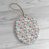 Christmas ornaments - Snowman printed | Ceramic Ornaments | Christmas decor